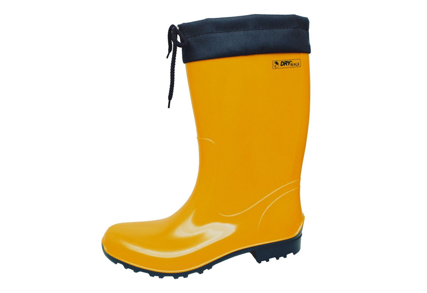 Bockstiegel Sara Gummistiefel mit Nylonstulpe (blau/gelb)