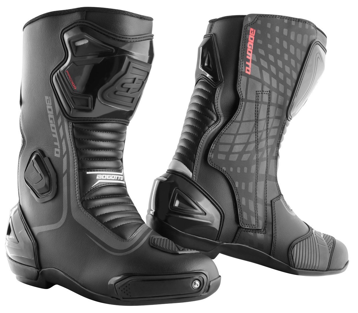 Bogotto Race-X Motorrad Stiefel Motorradstiefel