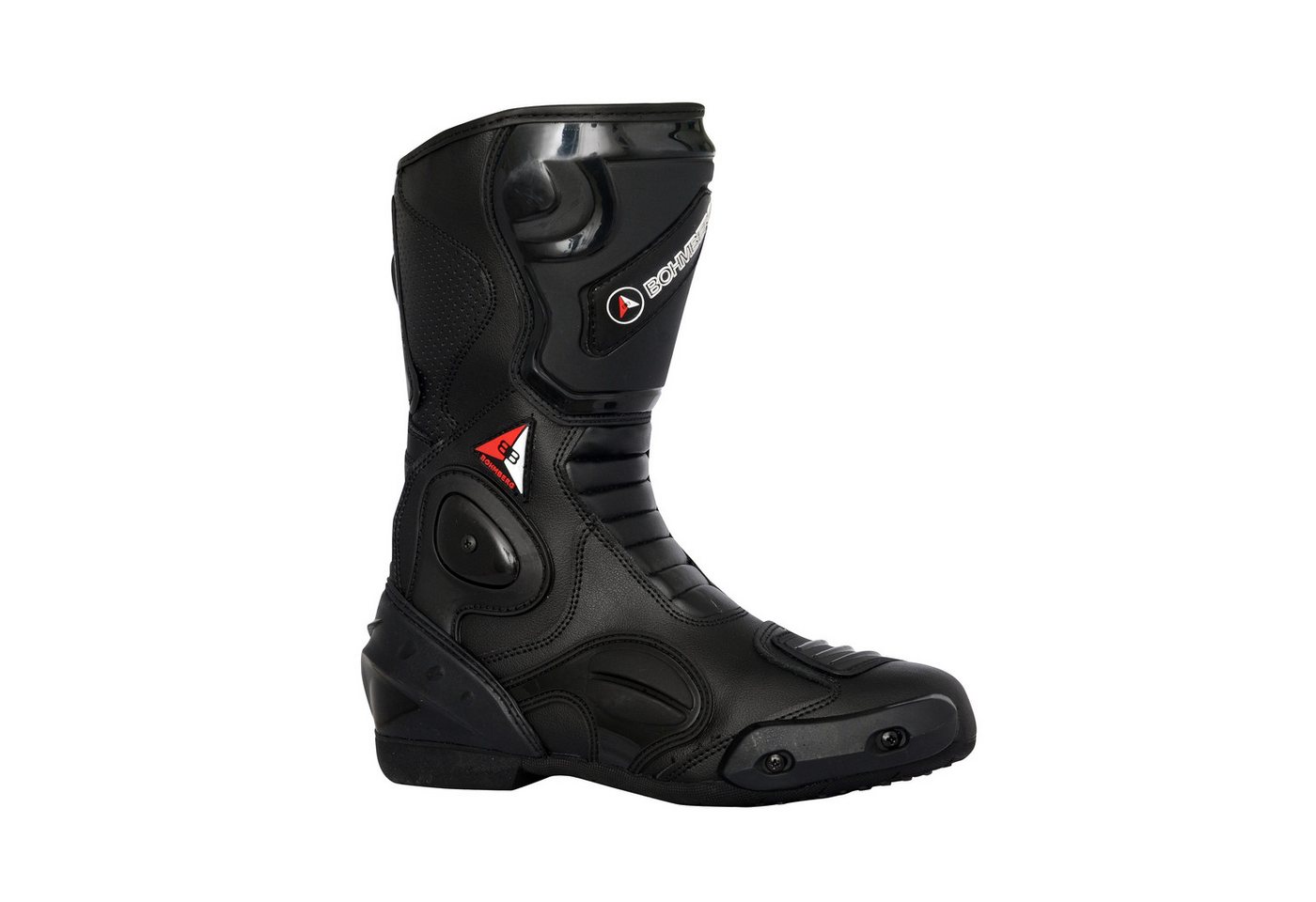 BOHMBERG Motorradstiefel aus echtem Leder / Herren / Motorradstiefel