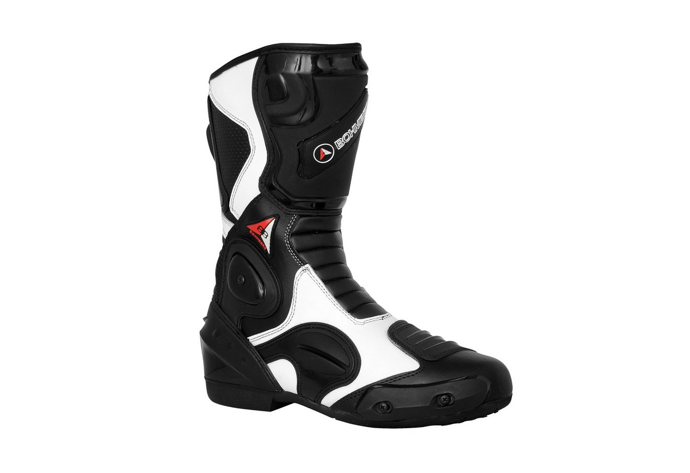 BOHMBERG Motorradstiefel aus echtem Leder / Herren / Motorradstiefel