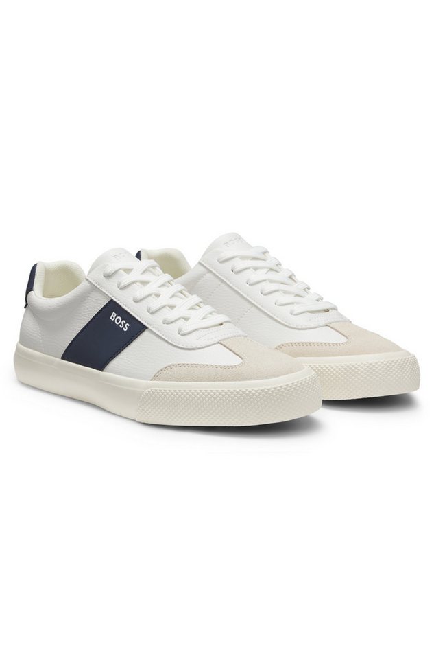 Boss Aiden Tenn Sneaker Casual-Halbschuh, Freizeitschuh mit Logoschriftzug