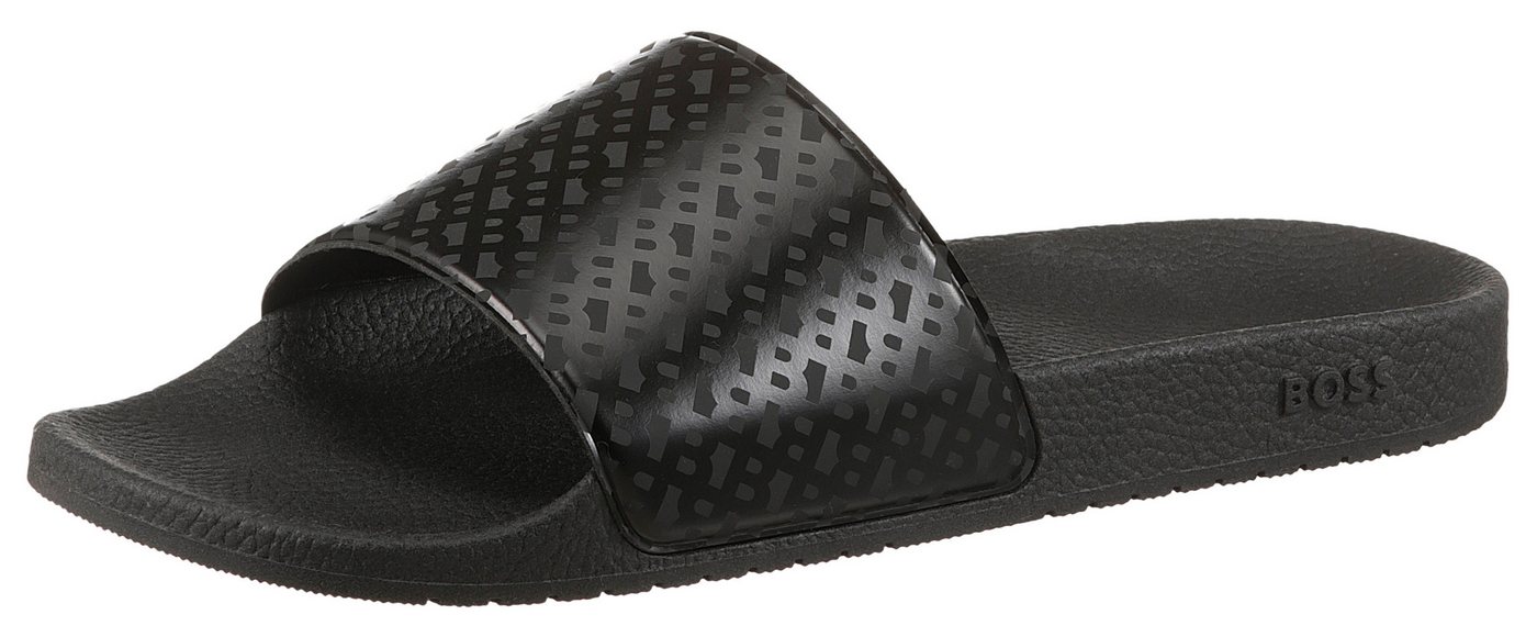 Boss Aryeh_Slid Badepantolette Sommerschuh, Strandschuh, Badeschuh, Schlappen zum Schlupfen
