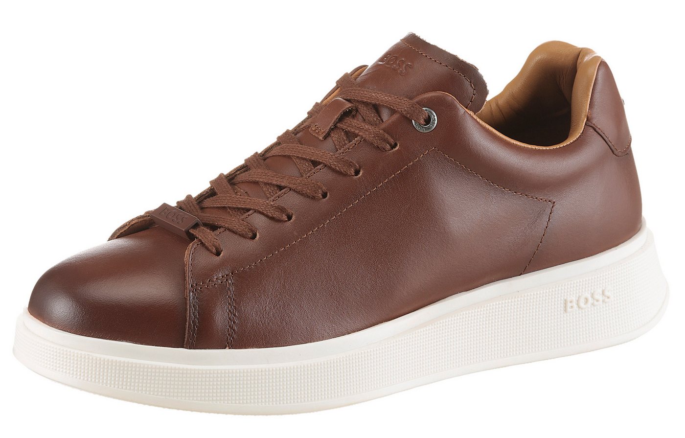 Boss Bulton_Run Sneaker Freizeitschuh, Halbschuh, Schnürer mit gepolstertem Schaftrand
