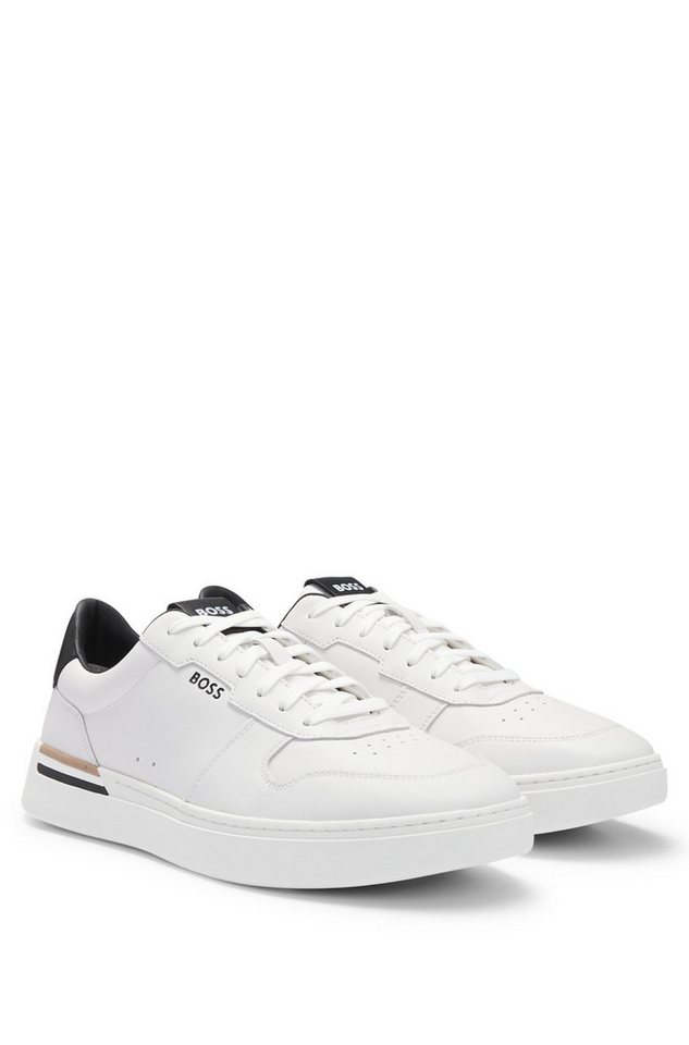Boss Clint Tenn Sneaker, Schnürschuh, Halbschuh, Freizeitsneaker mit Kontrastbesatz