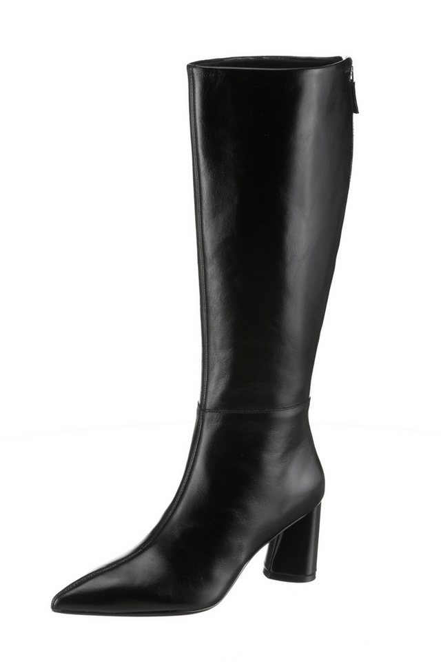 Boss Gracey_ChBoot70 Stiefel Langschaftstiefel, Blockabsatz, in spitzer Form