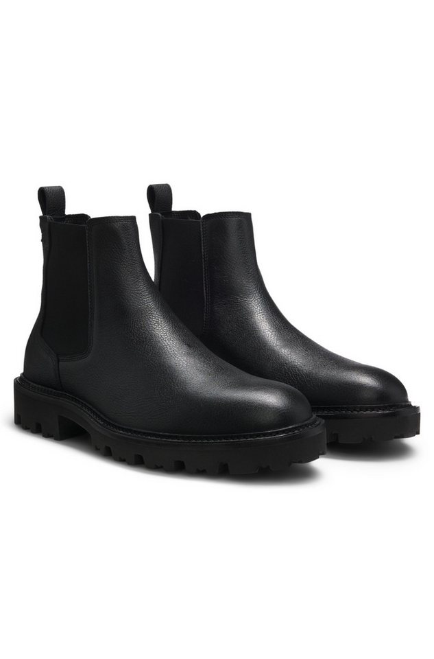 Boss Julyo Cheb Chelseaboots Schlupfboots, Stiefelette, Profilsohle, mit seitlichem Stretch