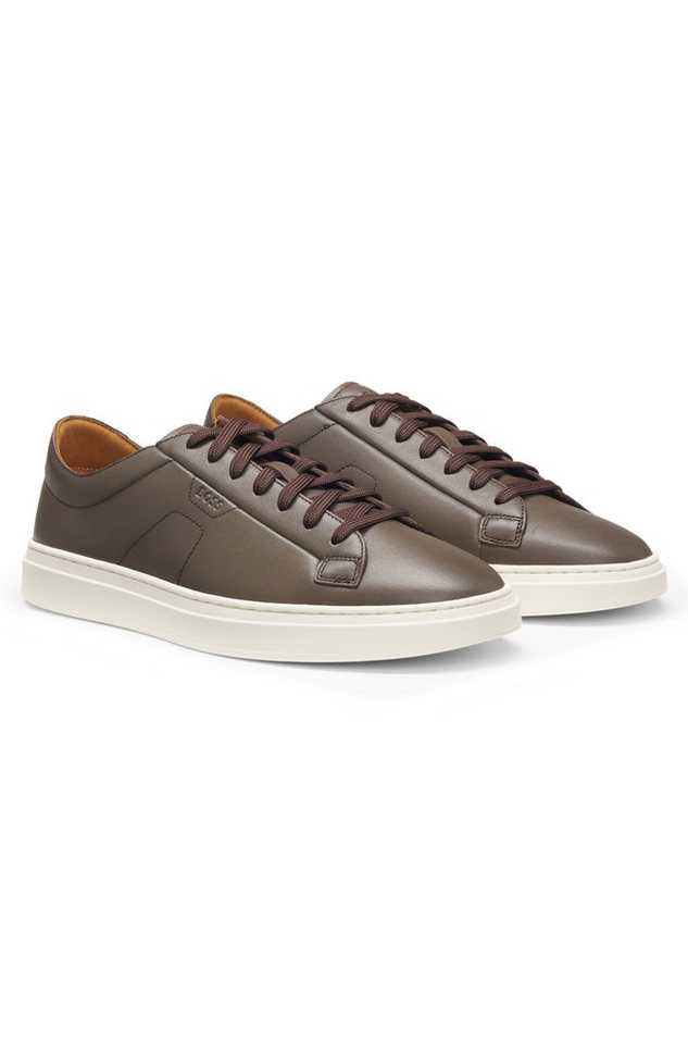 Boss Kieran Tenn Sneaker Casual-Schnürschuh, Halbschuh, Freizeitschuh mit weicher Sohle