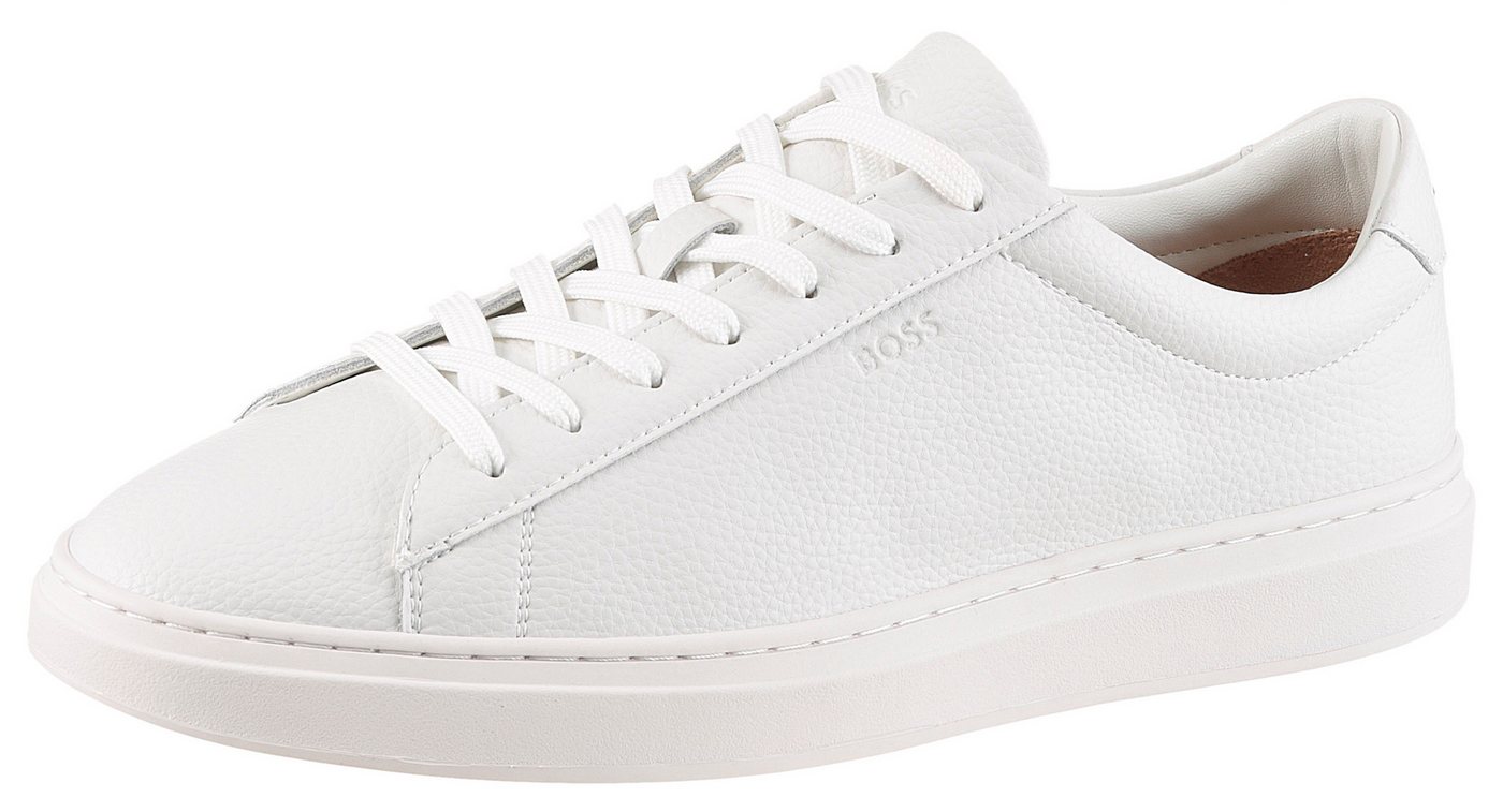 Boss Kieran Tenn Sneaker Schnürschuh, Halbschuh, Casual-Sneaker mit weichem Schaftrand