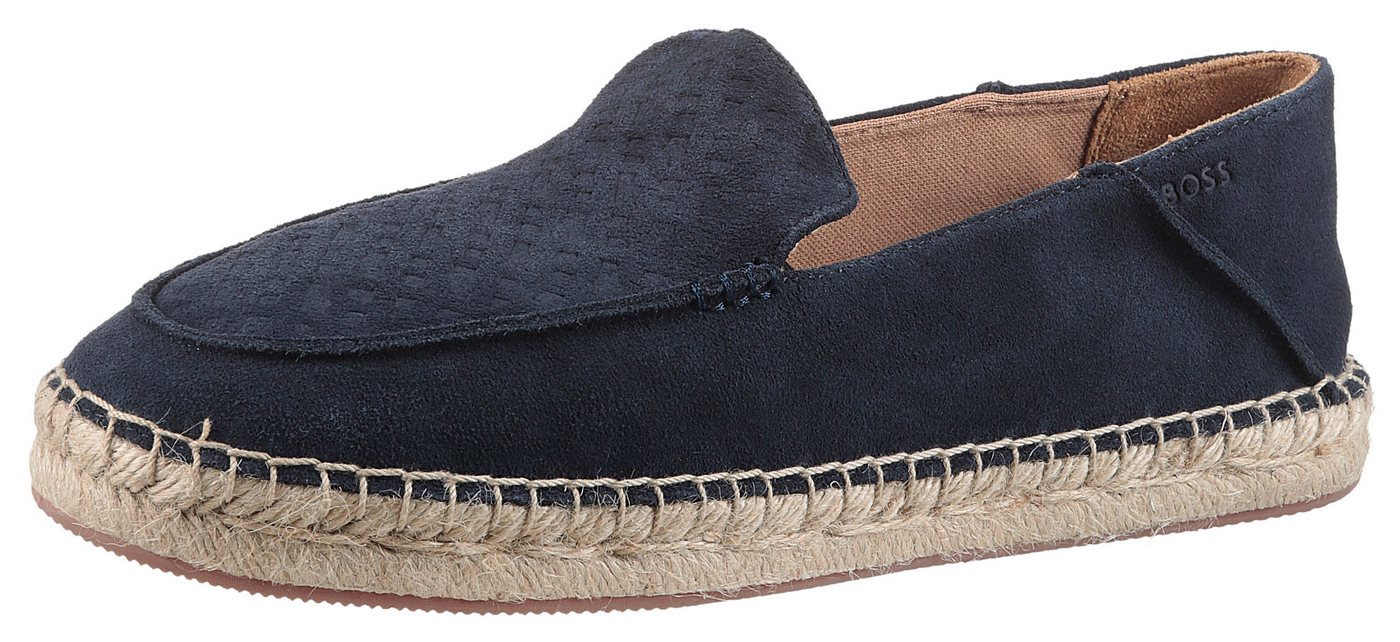 Boss Madeira_Slon Espadrille Slipper, Schlupfschuh, Sommerschuh mit Juteinnensohle