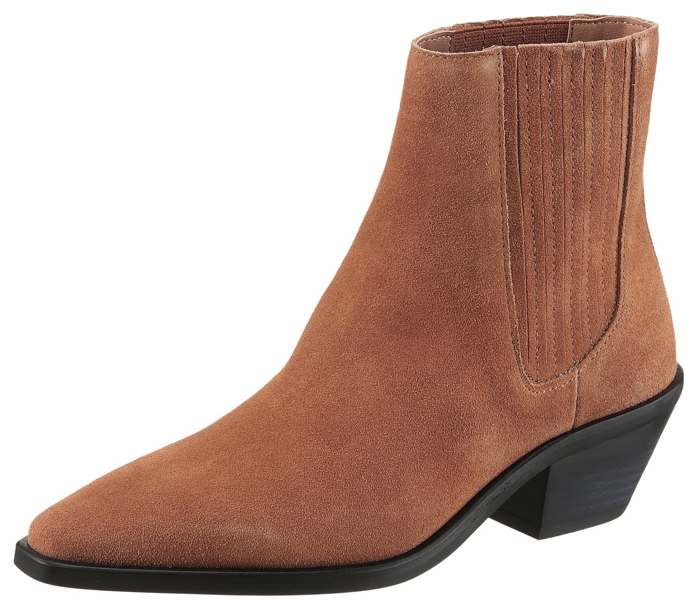 Boss Niara Cowboy Stiefelette Cowboyboots, Westernstiefelette, Blockabsatz, in spitzer Form