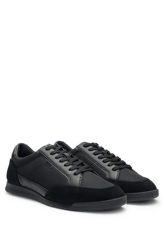 Boss Nitan Sneaker Casual-Schnürschuh, Halbschuh, Freizeitsneaker im Materialmix