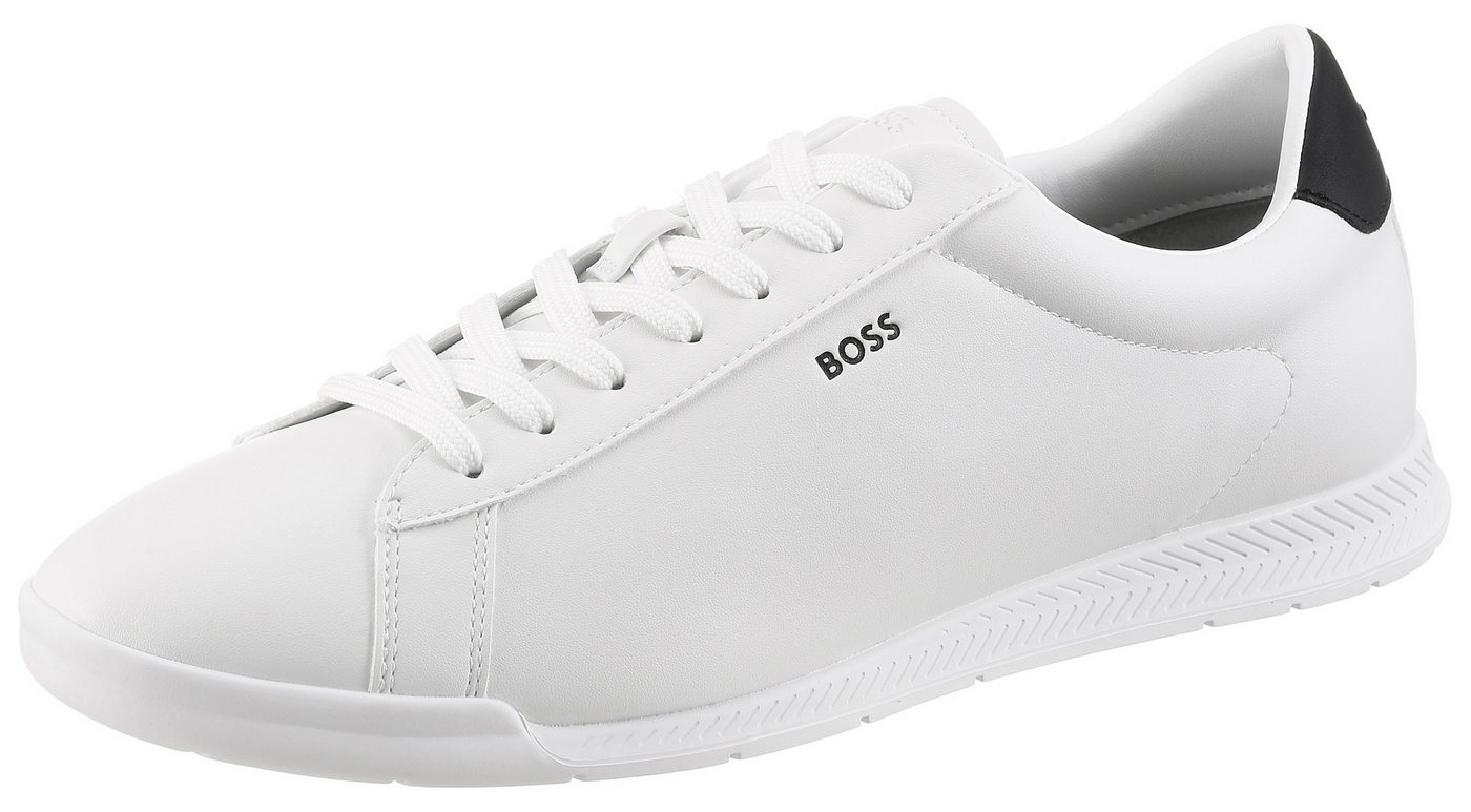 Boss Nitan_Lowp Sneaker Retro Runner, Halbschuh, Schnürschuh mit gepolstertem Schaftrand