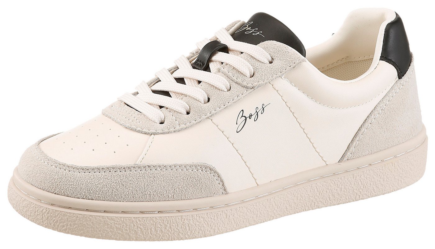 Boss Orange Everlynn Tenn Sneaker Schnürschuh, Freizeitsneaker, Halbschuh mit Kontrastdetails