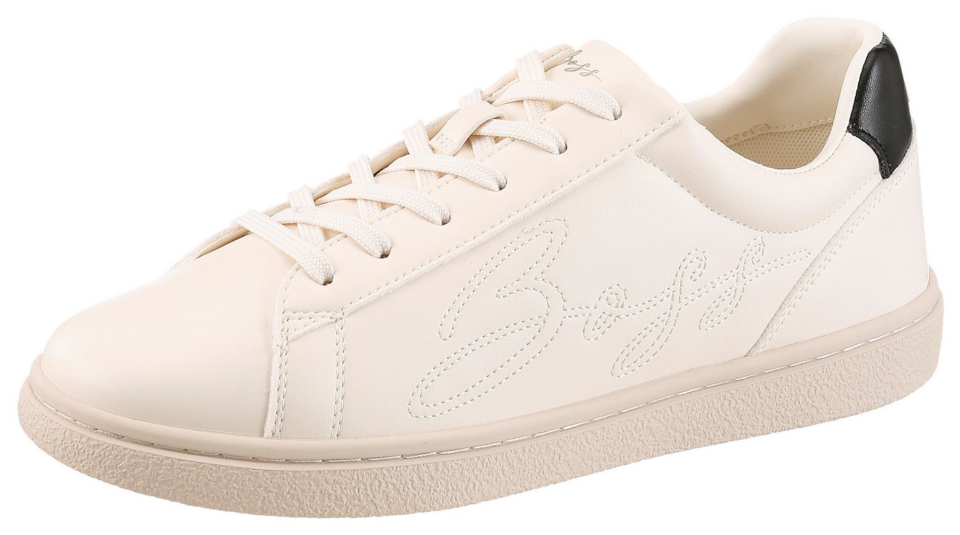 Boss Orange Everlynn Tenn Sneaker Schnürschuh,Halbschuh,Freizeitsneaker mit Kontrastbesatz an der Ferse (schwarz/weiß)