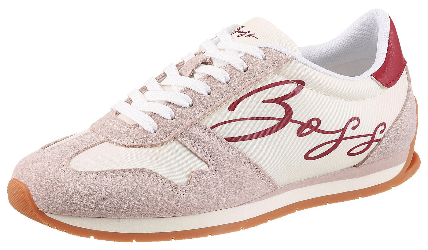 Boss Orange Levon Runn Sneaker Freizeitschuh, Halbschuh, Schnürschuh mit leichter Laufsohle