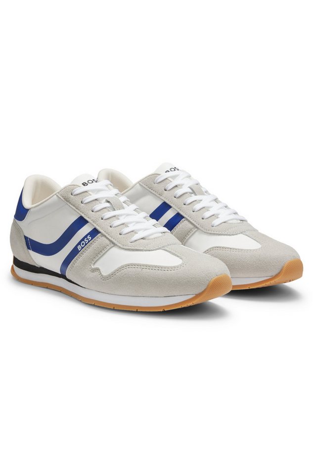 Boss Orange Levon_Runn_ Sneaker Freizeitschuh, Halbschuh, Schnürschuh mit Kontrastbesätzen