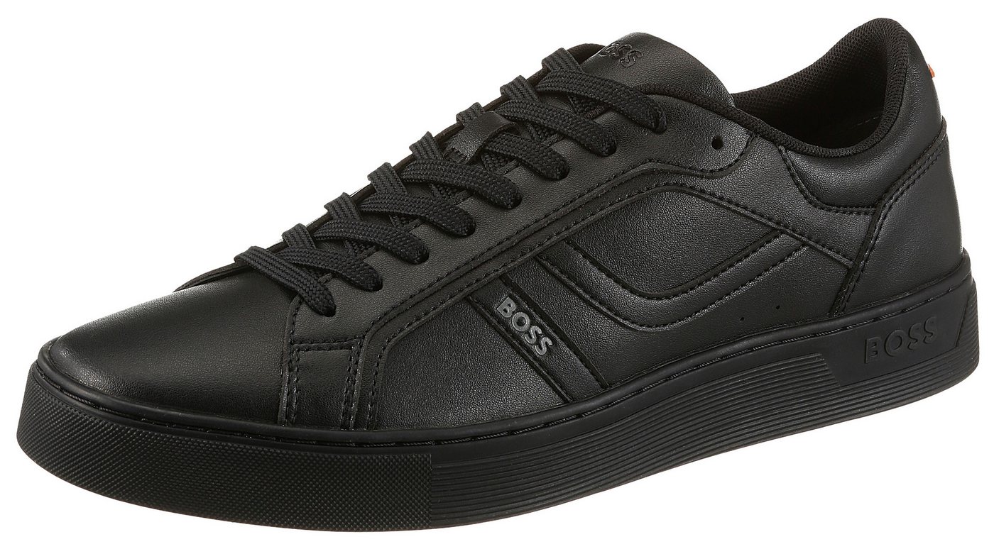 Boss Orange Rhys_Tenn Sneaker Freizeitschuh, Halbschuh, Schnürschuh mit Ziernähten