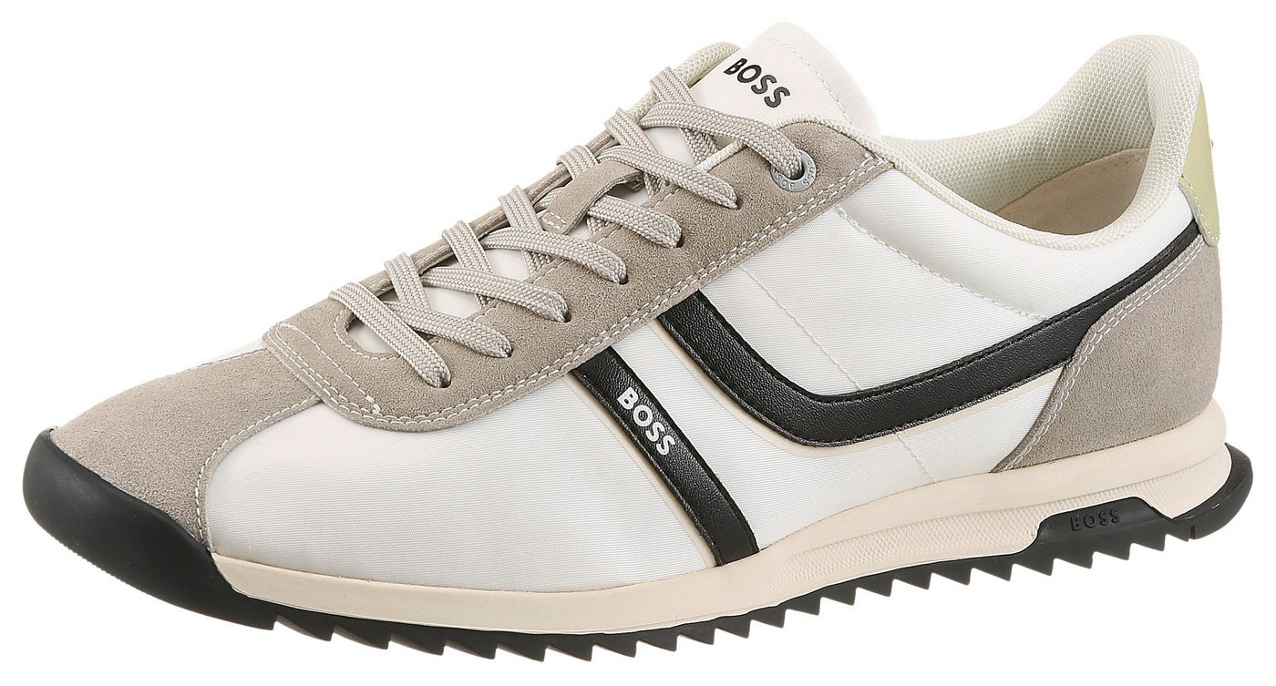 Boss Orange Zayn_Lowp Sneaker Freizeitschuh, Halbschuh, Schnürschuh im Retro-Look (grau)