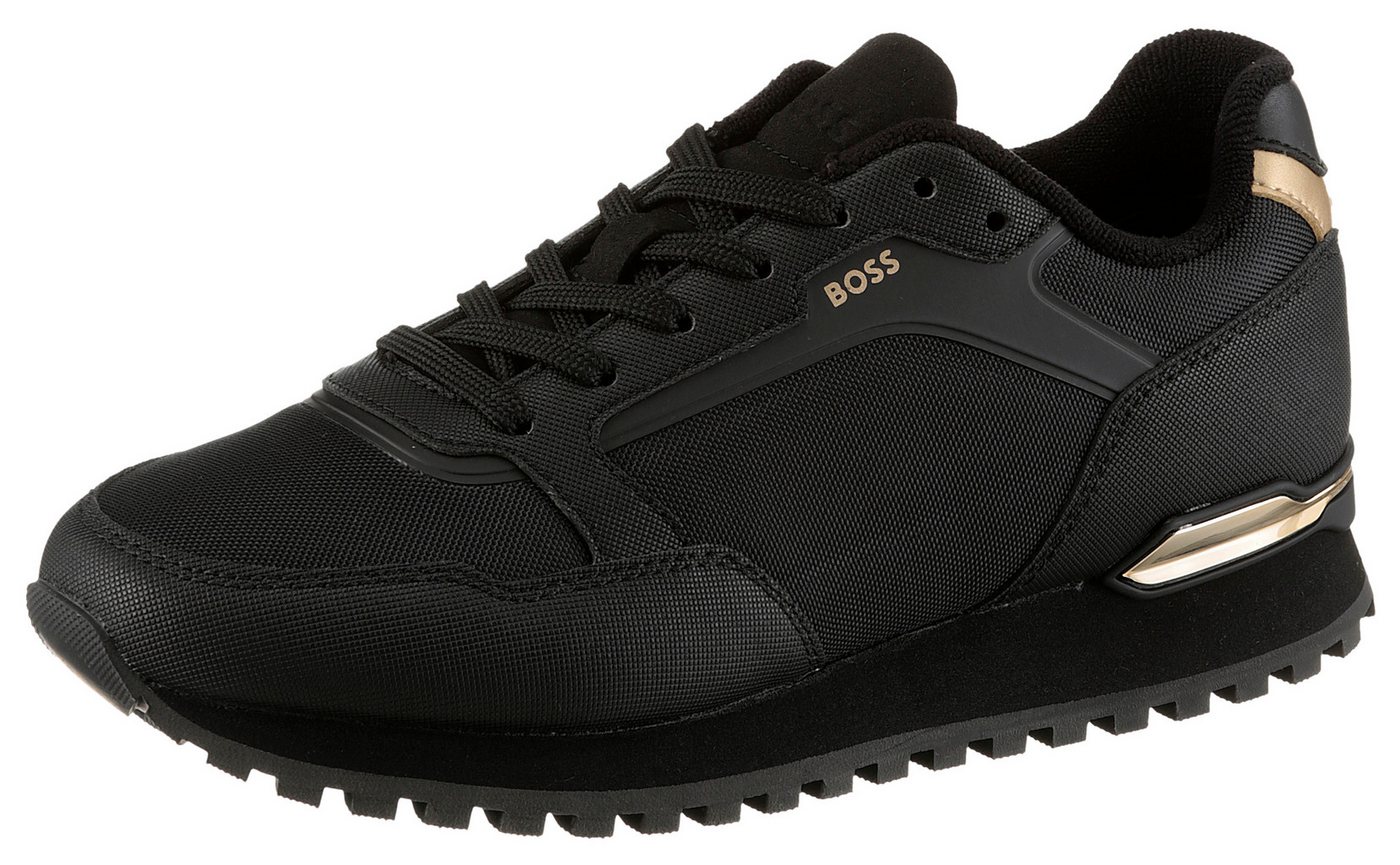 Boss Parkour-L_Runn Sneaker Freizeitschuh, Schnürschuh, Halbschuh mit Kontrastdetails an der Ferse