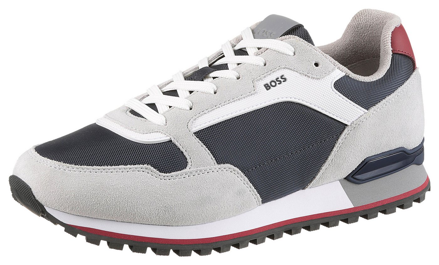 Boss Parkour_L_Runn Sneaker Schnürschuh, Halbschuh, Freizeitsneaker mit Profilsohle