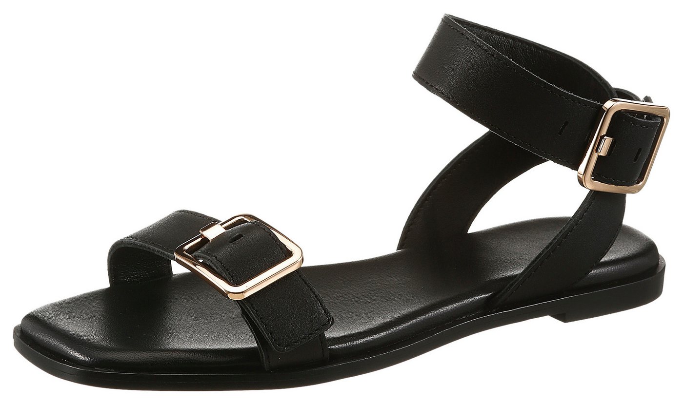 Boss Sandale Sommerschuh, Leder Sandalette mit Fesselriemen