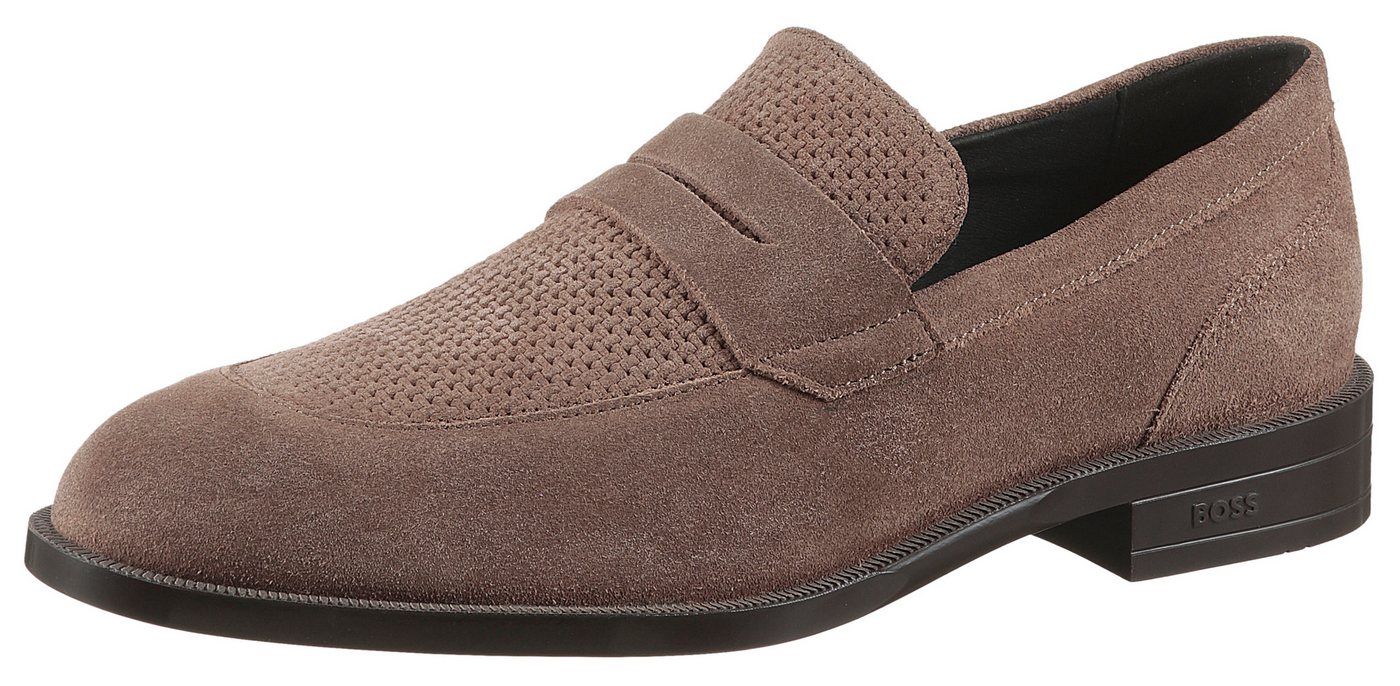 Boss Tayil_Loaf Loafer Slipper, Businessschuh, Halbschuh, Anzugschuh zum Schlupfen
