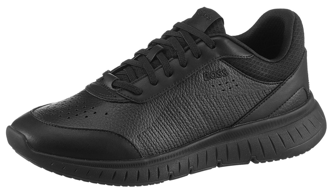 Boss Titanis Runn Sneaker Halbschuh, Schnürschuh, Casual-Schnürer in monochromer Optik
