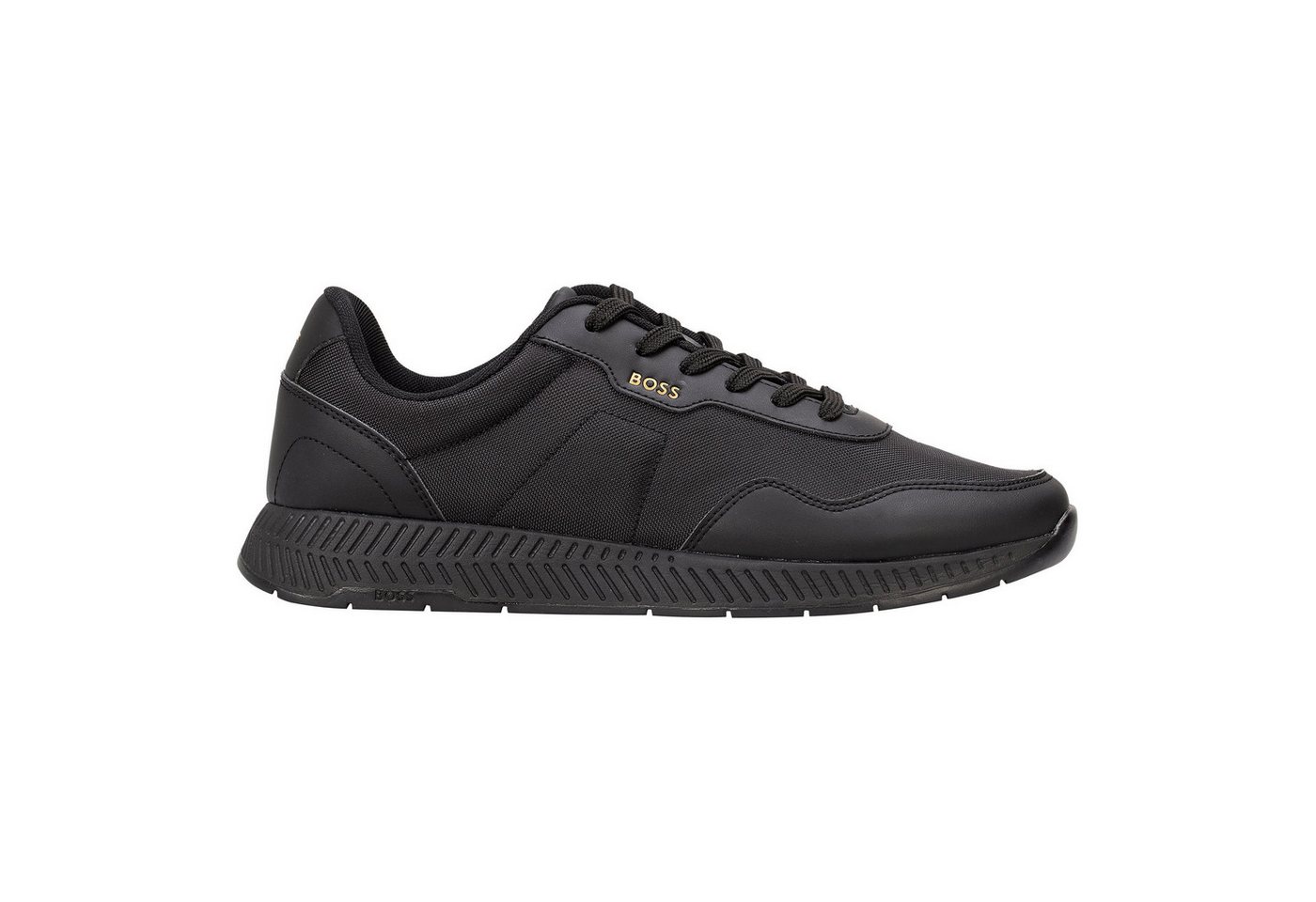 Boss Herren Sneaker Polyester Titanium Runn nypu Sneaker (schwarz)