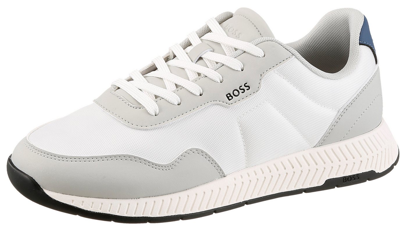 Boss Titanium Runn Sneaker Casual-Schnürschuh, Halbschuh, Freizeitschuh mit weichem Schaftrand