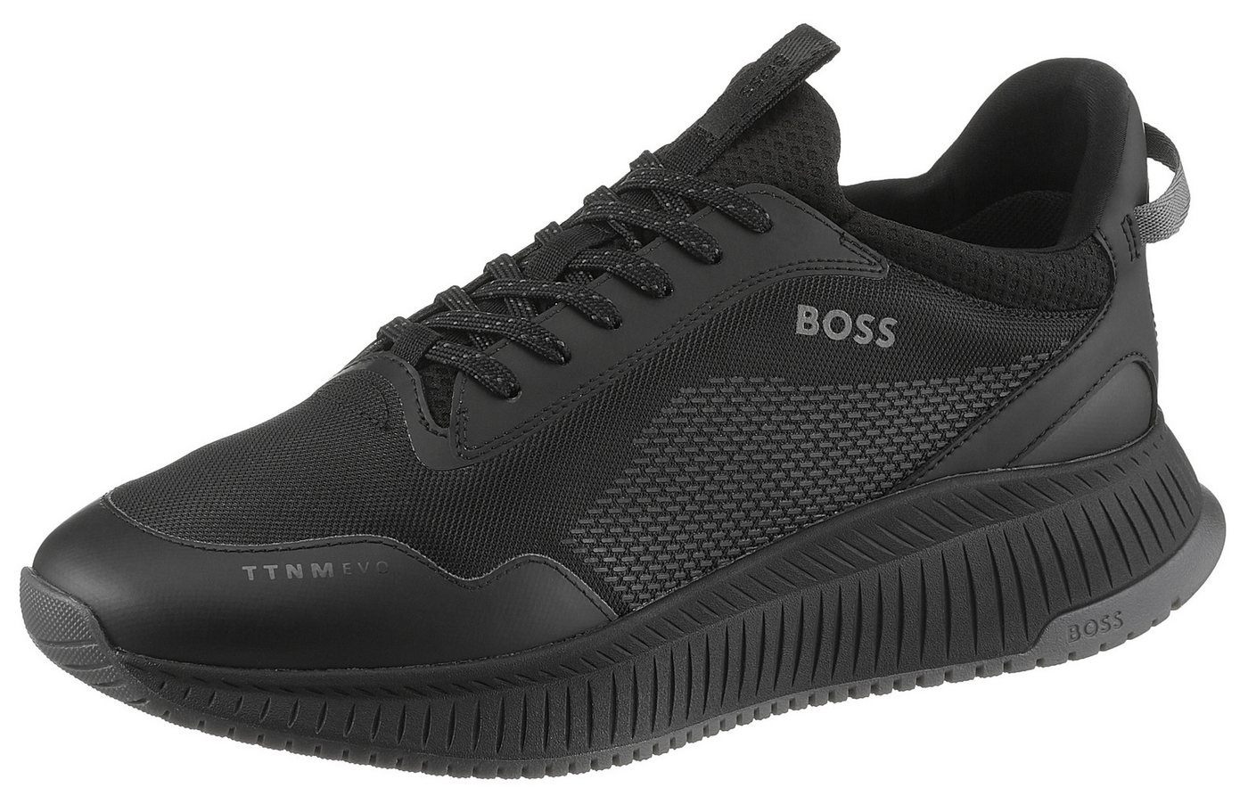 Boss TTNM EVO_Slon Slip-On Sneaker Schlupfschuh, Halbschuh, Freizeitsneaker mit aufgesetzter Schnürung