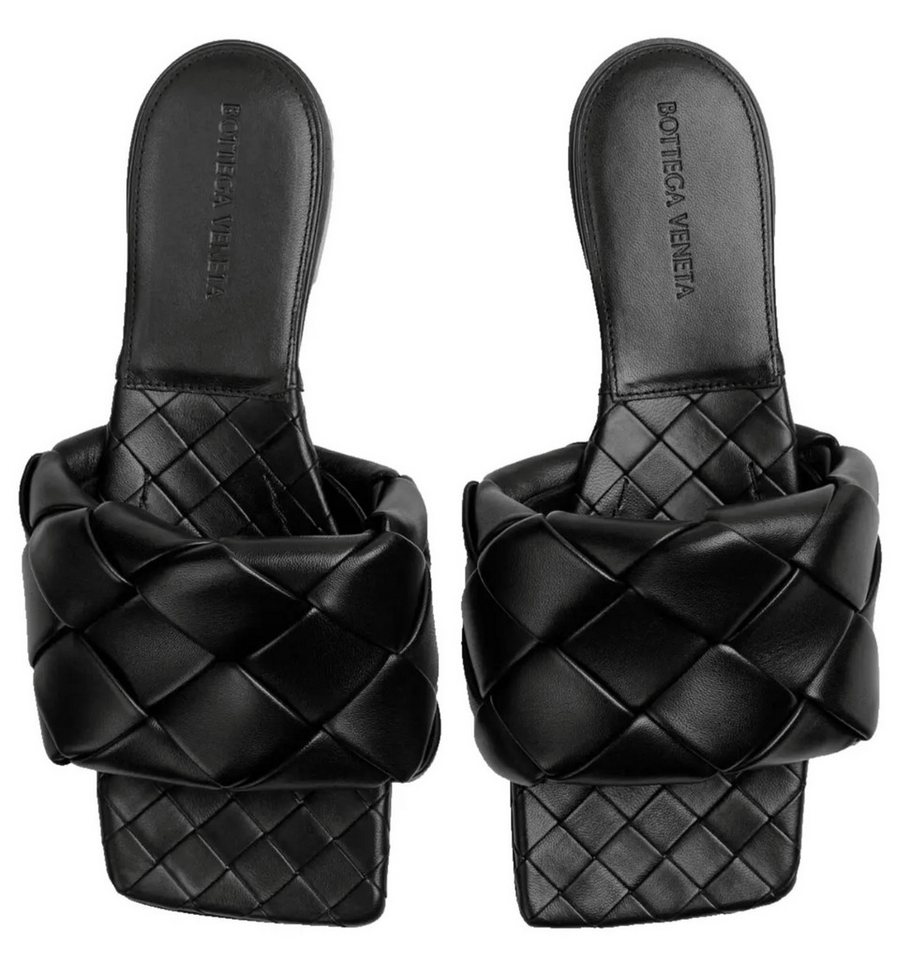 Bottega Veneta BV Lido Slides Intrecciato Pantoletten Sandale in der ikonischen Intrecciato-Flechttechnik