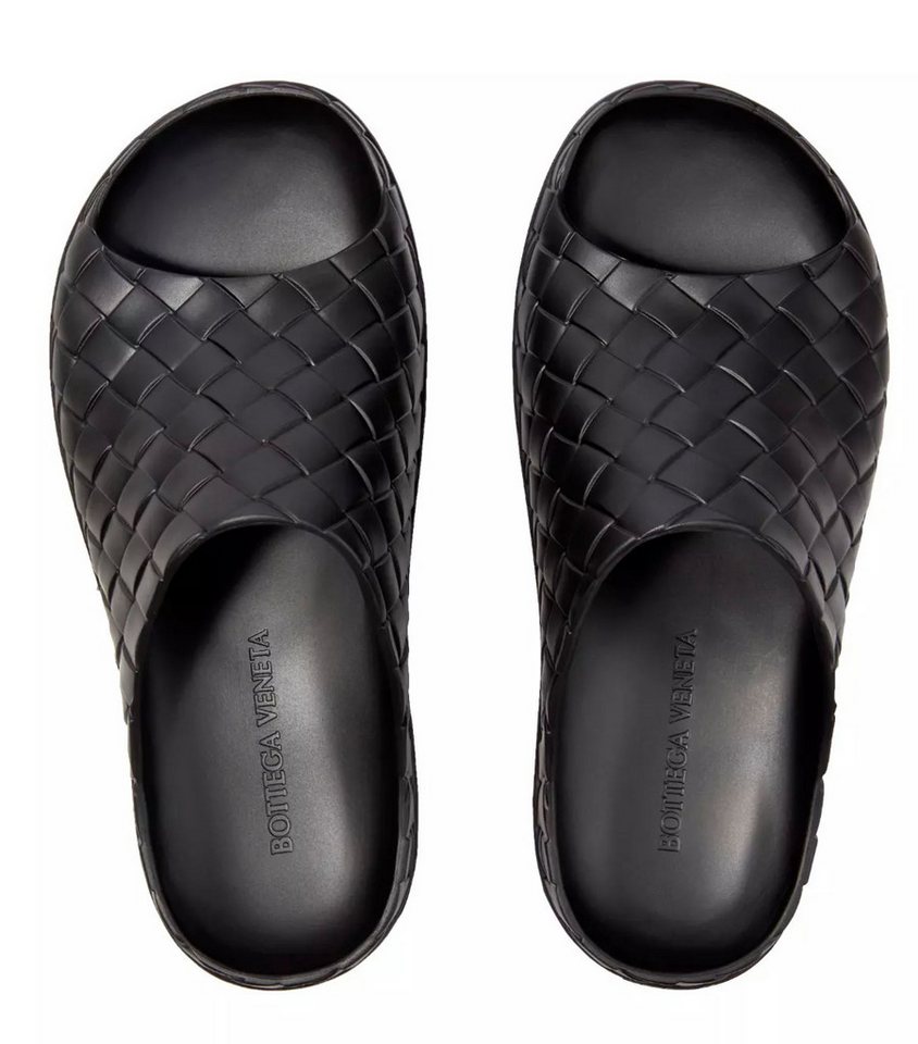Bottega Veneta Intreccio Sandalen Slides Beebee Schuhe Pantolette Intreccio-Technik, Ergonomische Fußbetten