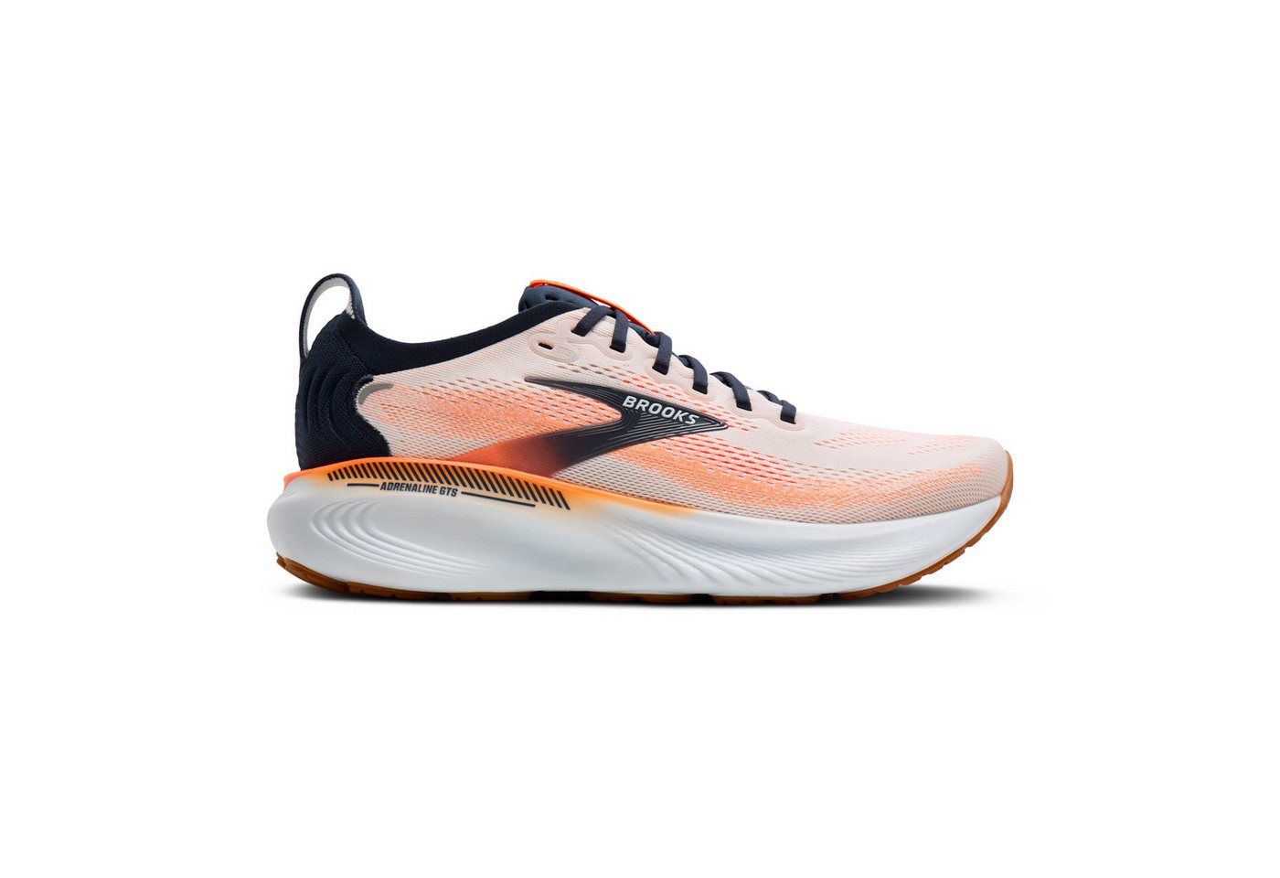 Brooks Adrenaline GTS 25 Herren Laufschuh White/Spellbound/Orange Laufschuh