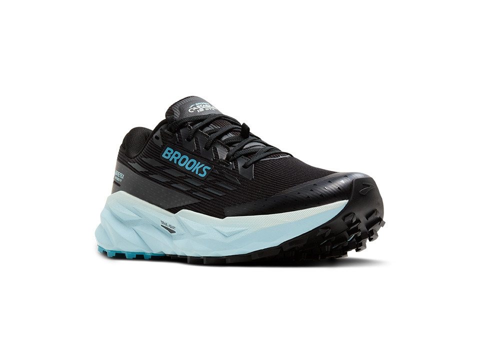Brooks Cascadia 19 GTX BLACK/EBONY/BLUE FLOWER Laufschuh