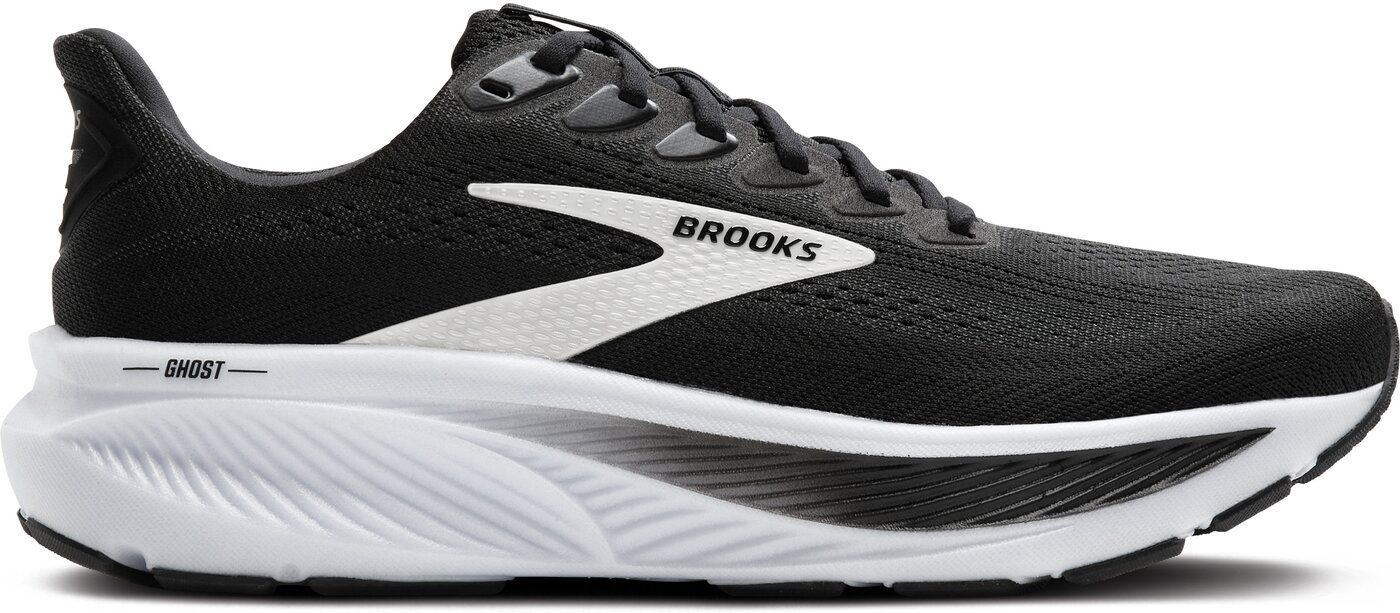 Brooks Ghost 17 BLACK/GREY/WHITE Laufschuh