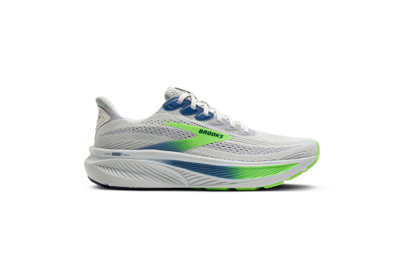 Brooks Ghost 17 OYSTER/BEACON BLUE/GECKO Laufschuh
