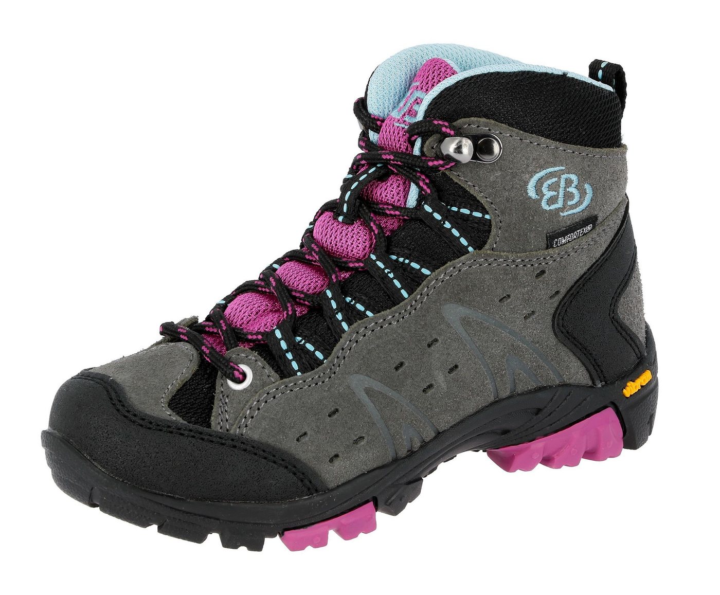BRÜTTING Outdoorstiefel Mount Bona High Kids Wanderschuh (grau)