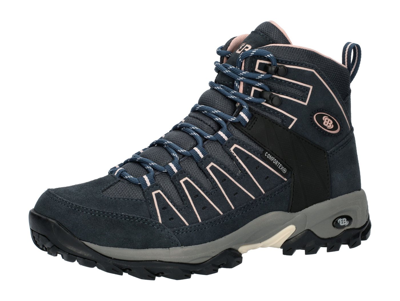 BRÜTTING Outdoorstiefel Mount Pinos High Outdoorschuh (blau/rosa)
