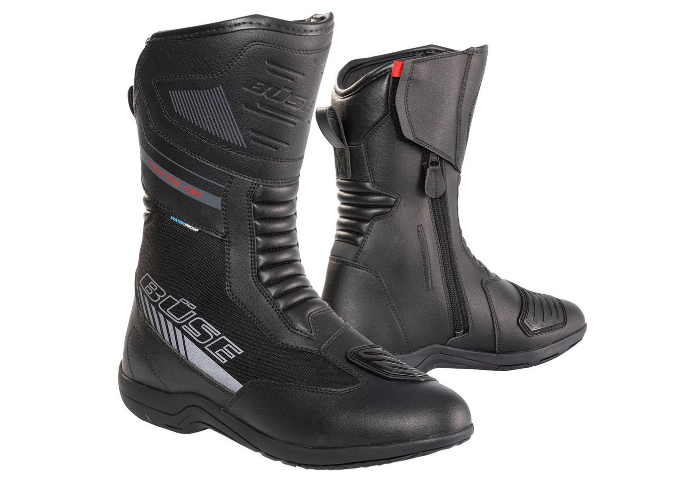 Büse B140 Touring Stiefel schwarz Motorradstiefel (Packung, Antistatische und Öl- und Benzinfeste Sohle)