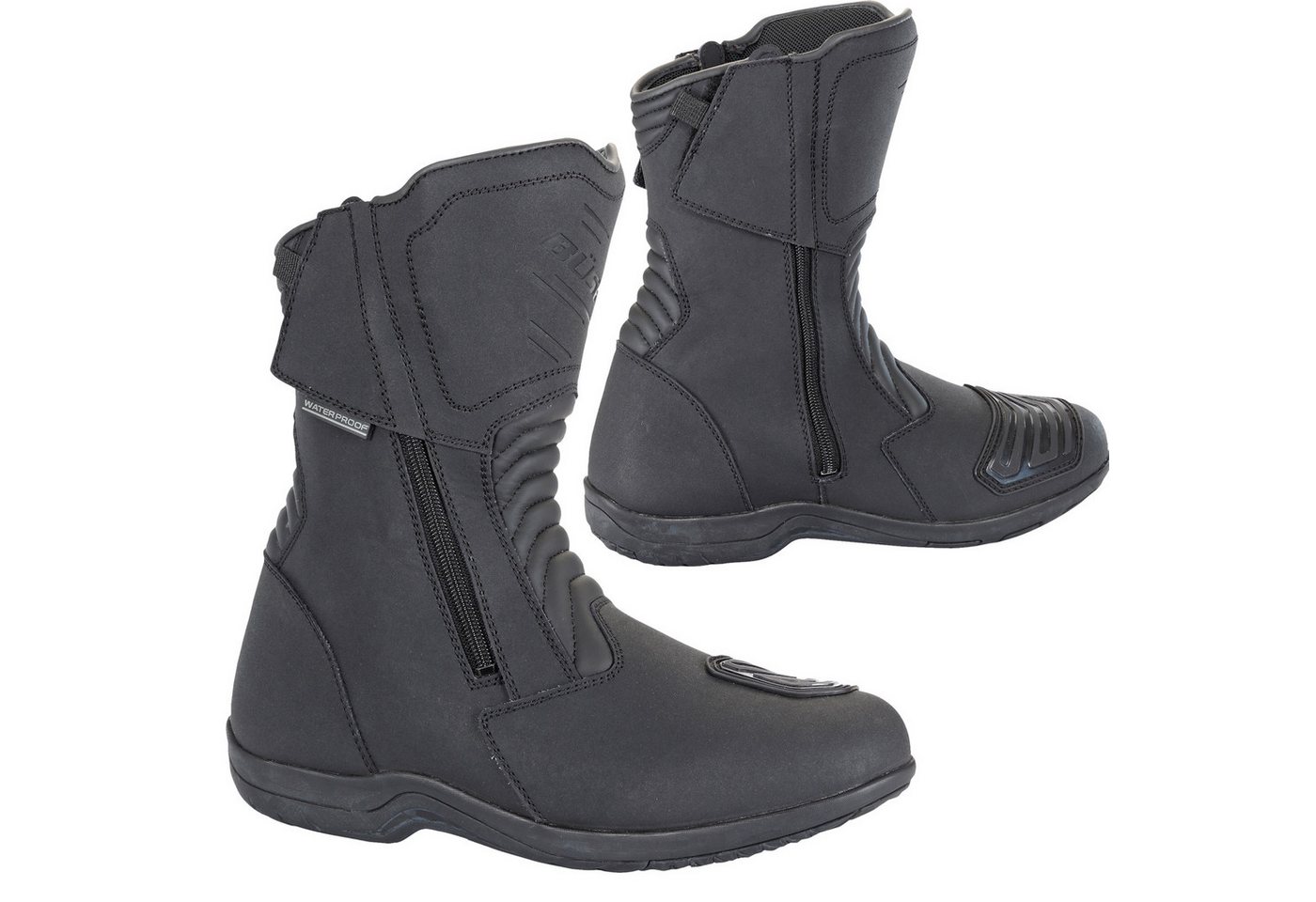Büse B160 Touring Stiefel schwarz Motorradstiefel (Packung, Antistatische und Öl- und Benzinfeste Sohle)