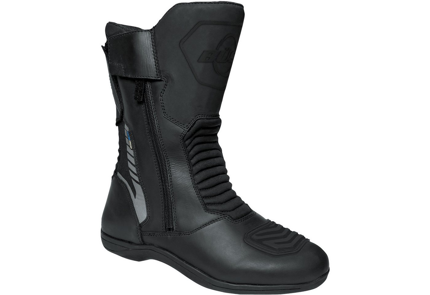 Büse B360 Touringstiefel Schwarz Motorradstiefel (Packung, Antistatische und Öl- und Benzinfeste Sohle)