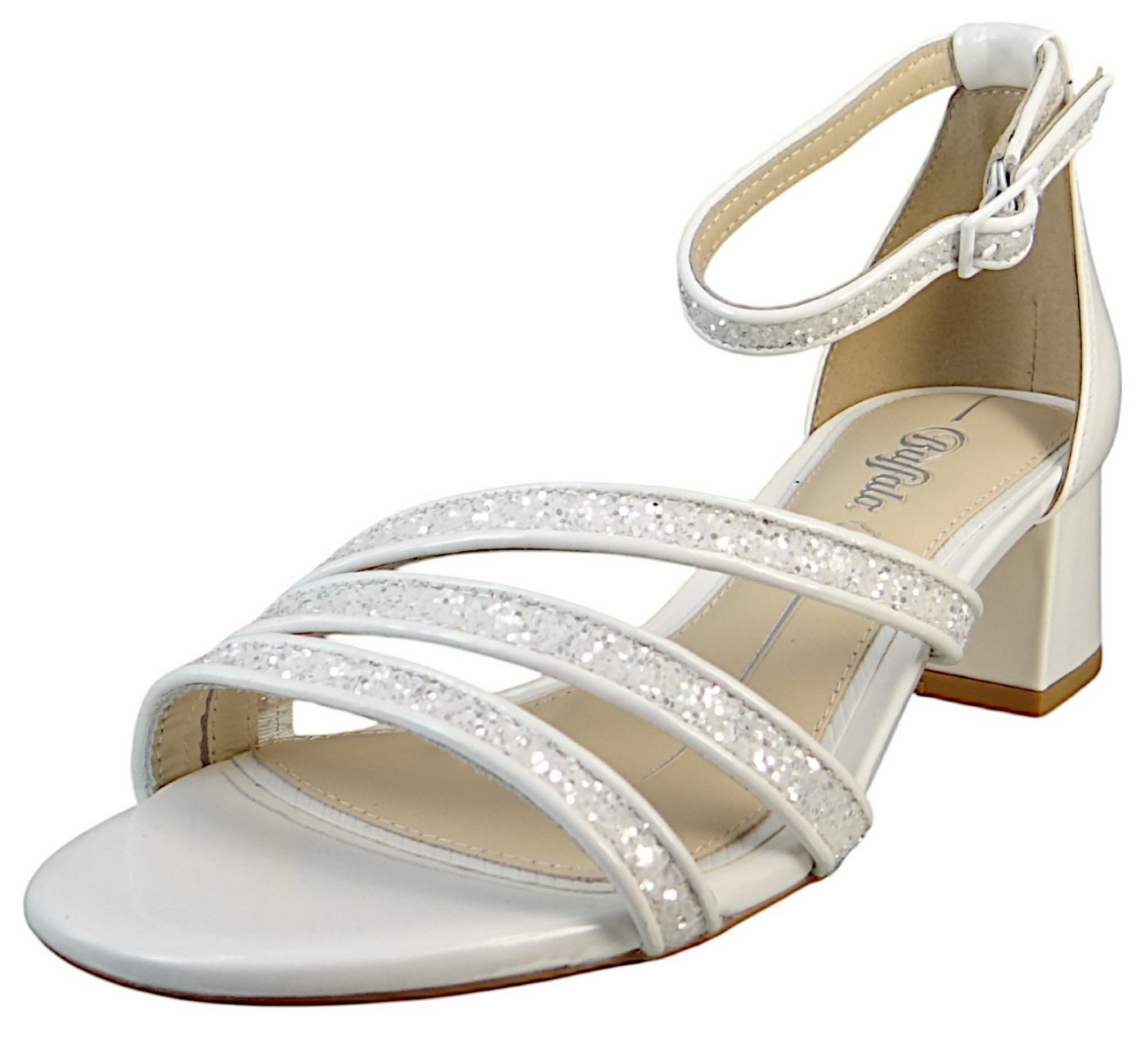 Buffalo 1291638 Lucy Glam Hochzeit White Sandale