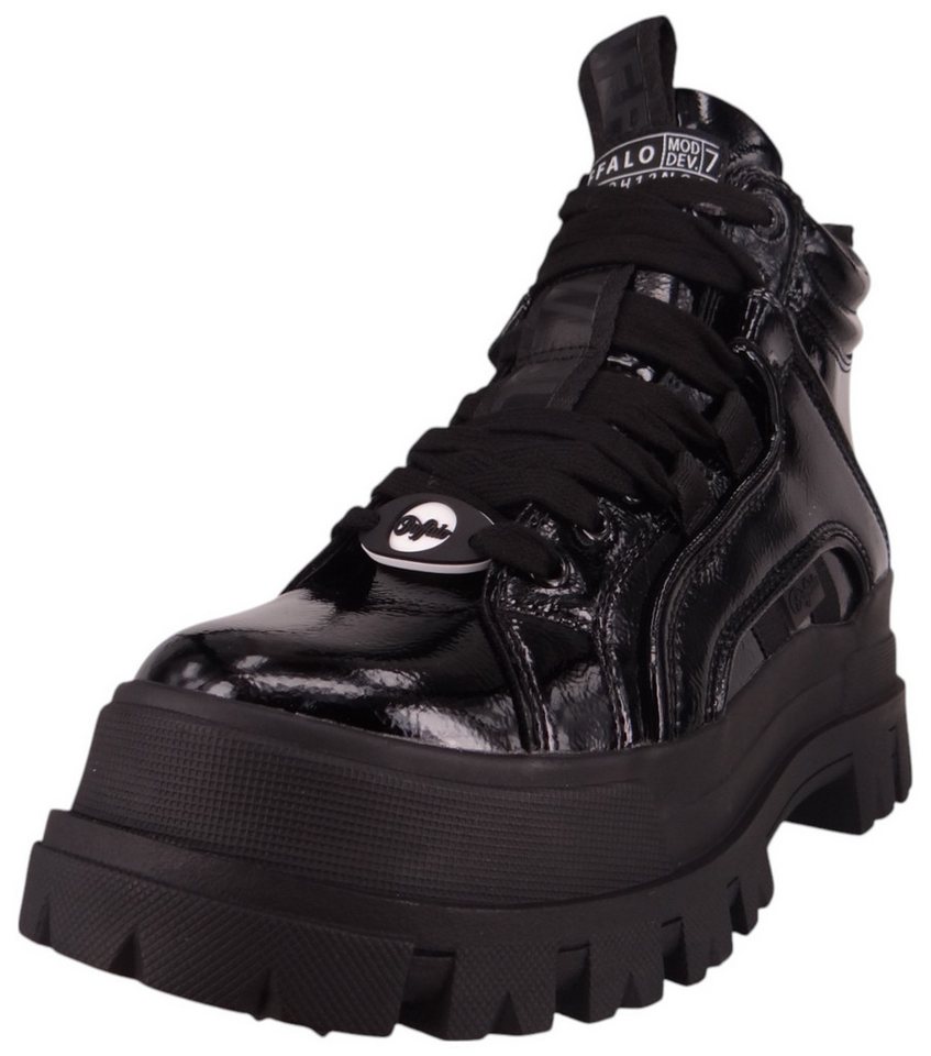 Buffalo 1622137 Aspha NC Mid Black Sneaker
