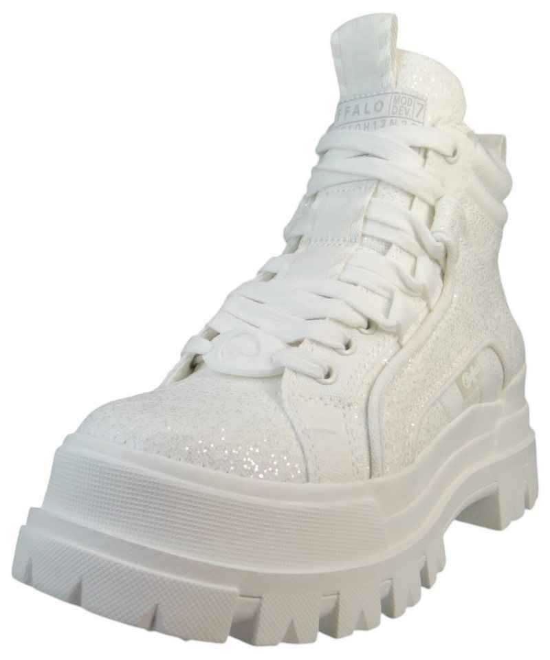 Buffalo 1622575 Aspha NC Mid Bloom White Sneaker