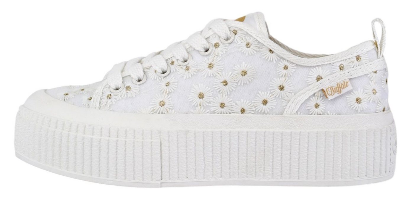 Buffalo 1636707 Madison Low Bloom Bloom/White/Gold Sneaker