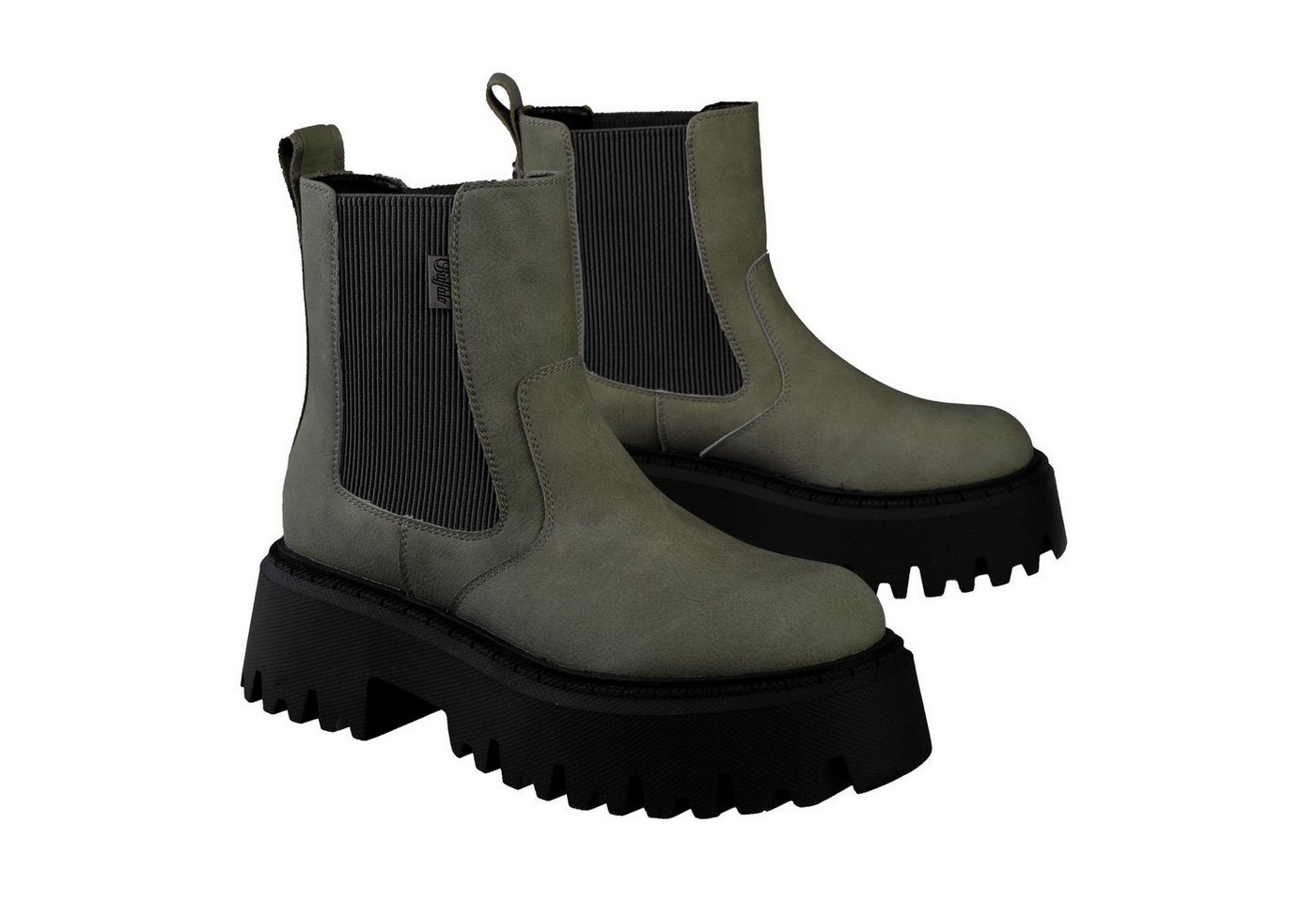 Buffalo Aspen Chelsea Stiefel mit Plateau-Sohle