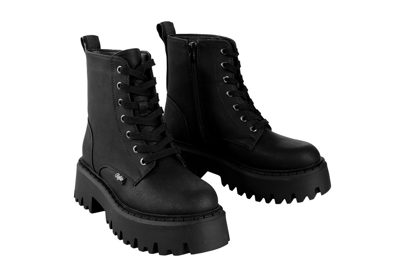 Buffalo Aspen Lace Up Warm Stiefel mit Plateau-Sohle