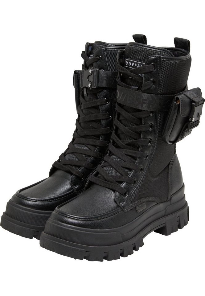 Buffalo ASPHA COM HI - VEGAN NAPPA/NYLON Stiefel