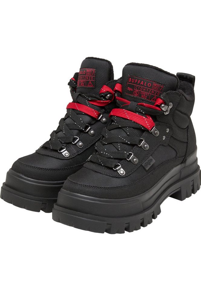 Buffalo ASPHA COM HIKE MID - VEGAN NUBUCK/ NYLON Stiefel