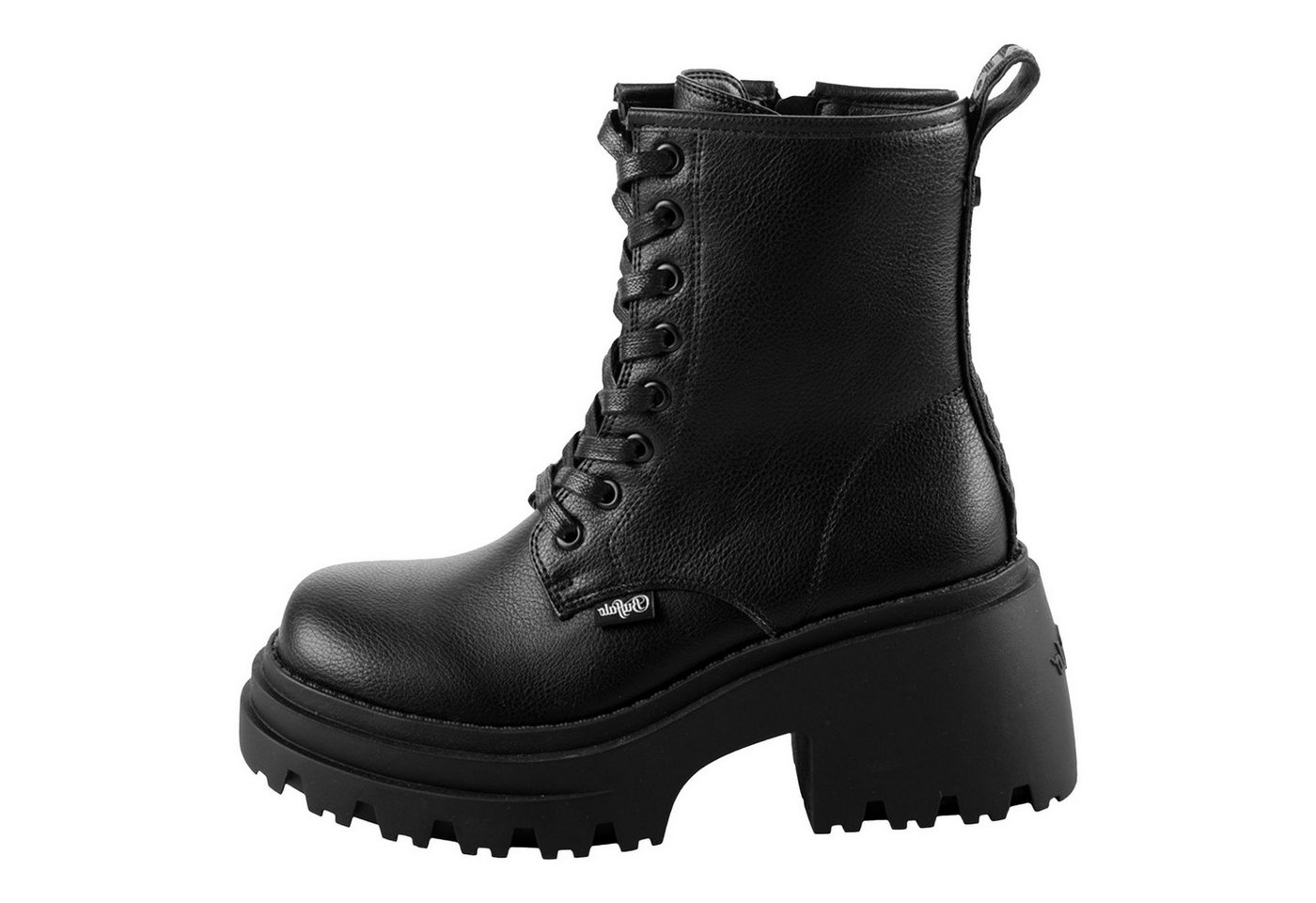 Buffalo Bravr Lace Up Stiefelette mit Plateauabsatz